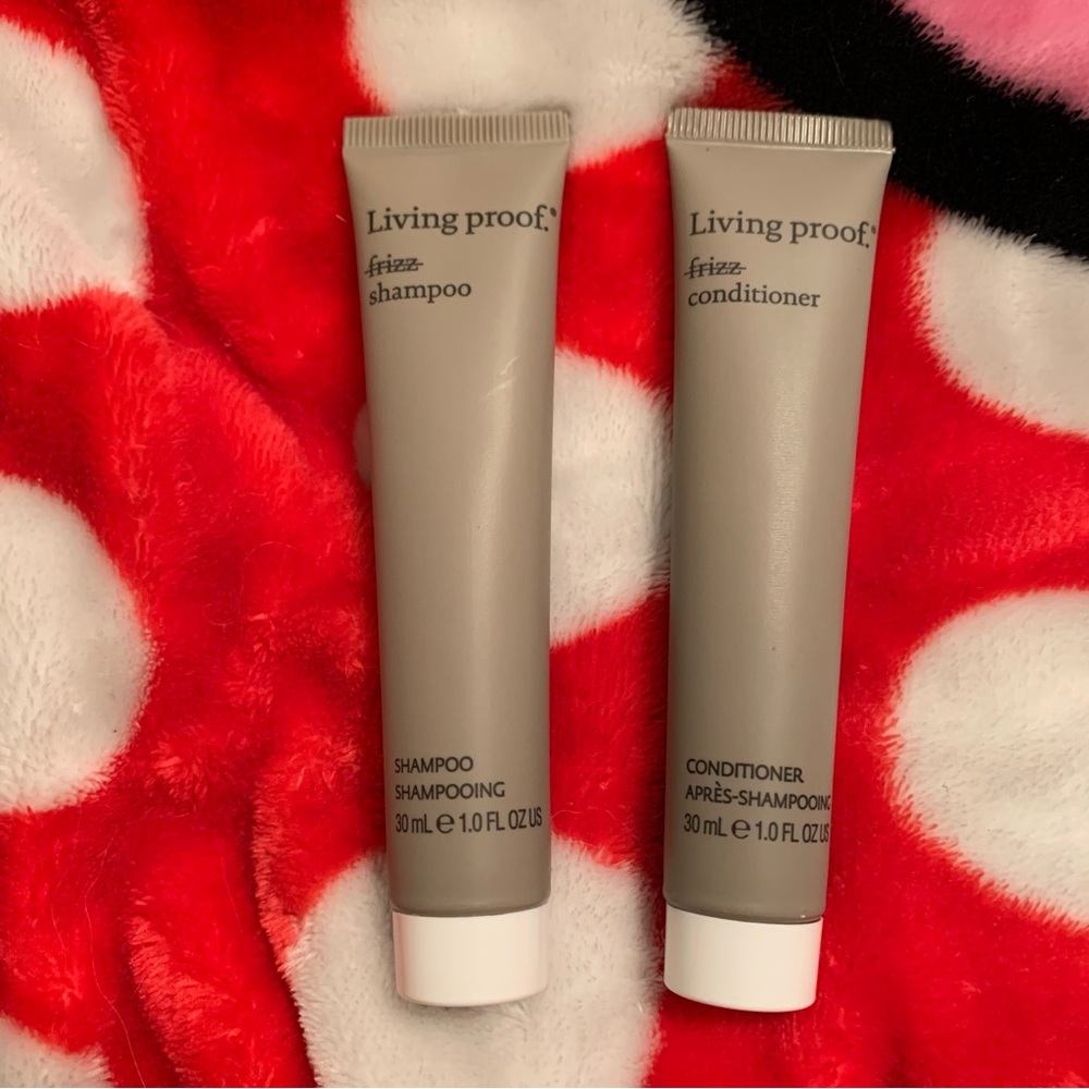 Living Proof No Frizz Shampoo Conditioner Travel Set 1 oz